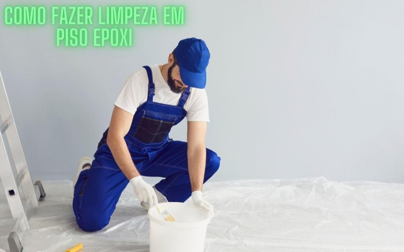 Como fazer limpeza de piso epóxi