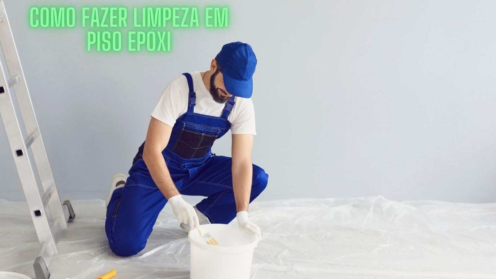 Como fazer limpeza de piso epóxi